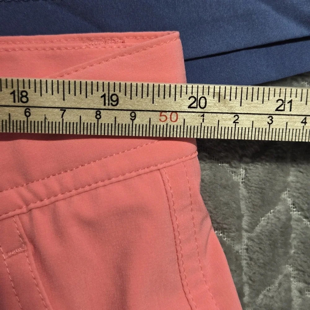 2 FJ Footjoy Golf‎ Shorts Mens 40 Blue Pink Performance Golf Active Athletic